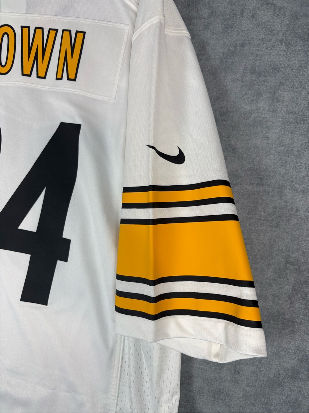 Nike Pittsburgh Steelers Antonio Brown #84 NFL On Field Jersey XL White - Picture 16 of 16